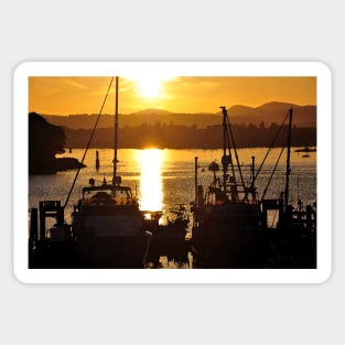 Victoria Harbour Sunset Sticker